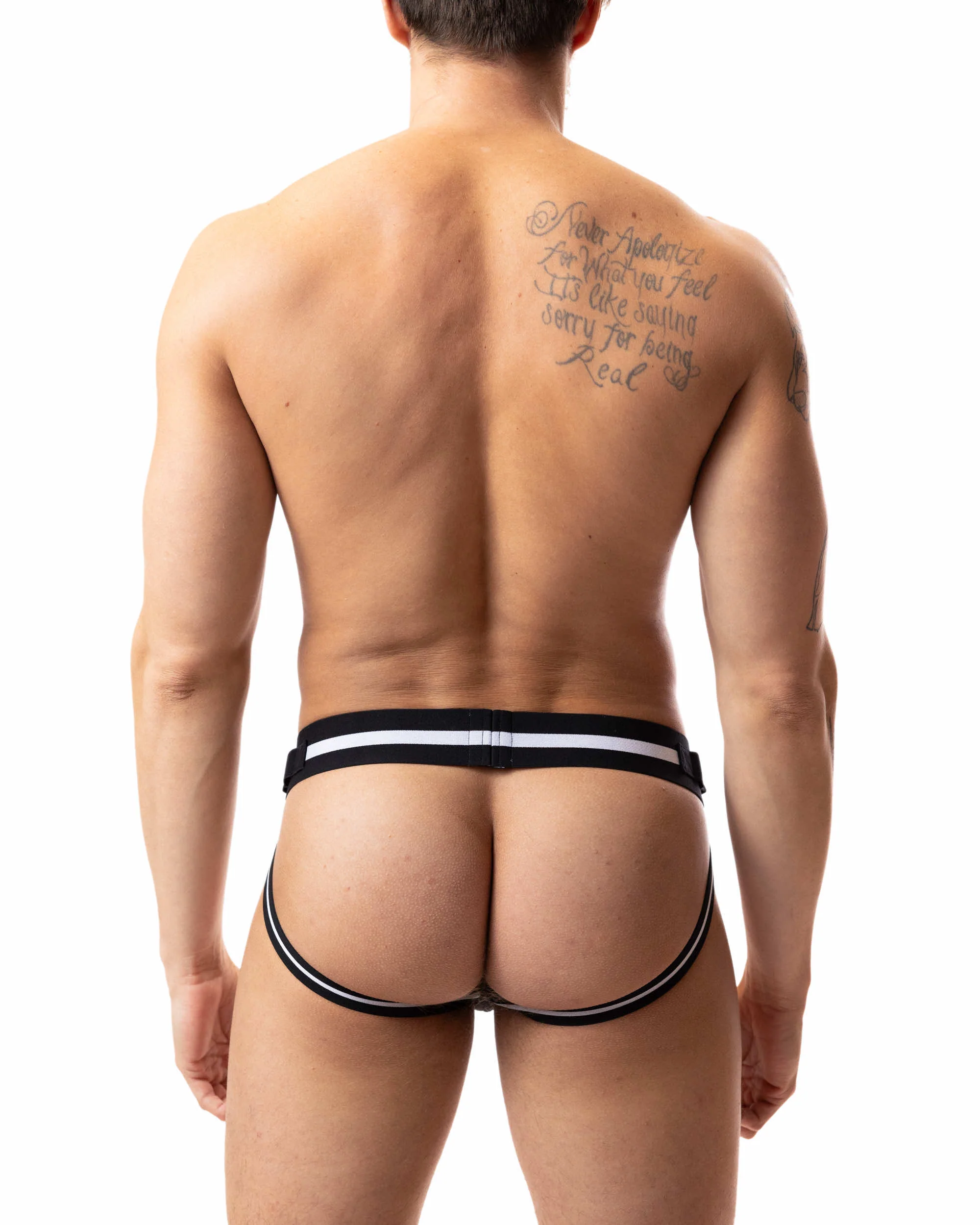 Nasty Pig Varsity Jockstrap in Black - Image 5