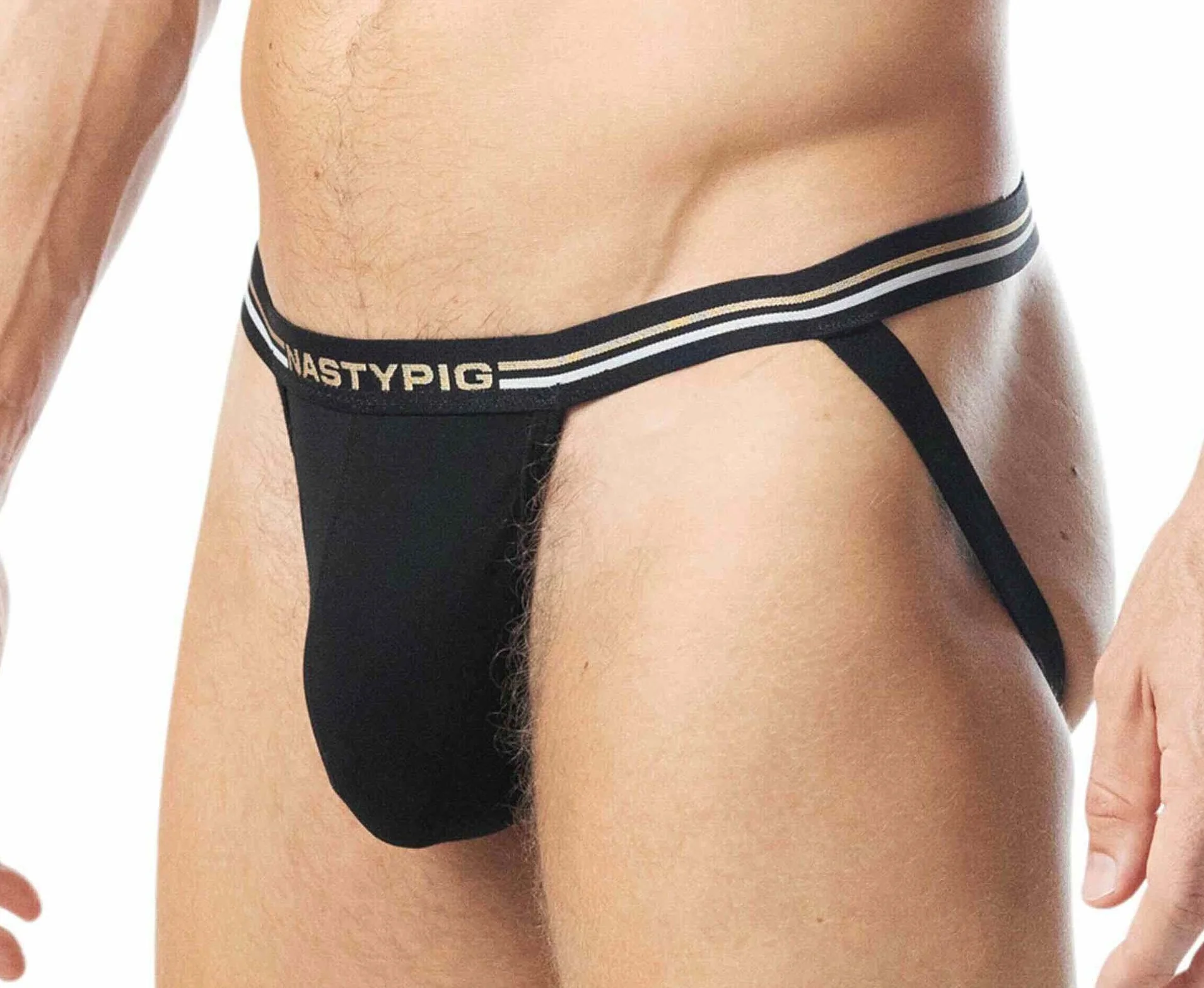 Nasty Pig Warm Up Jock Strap in Black - Image 3