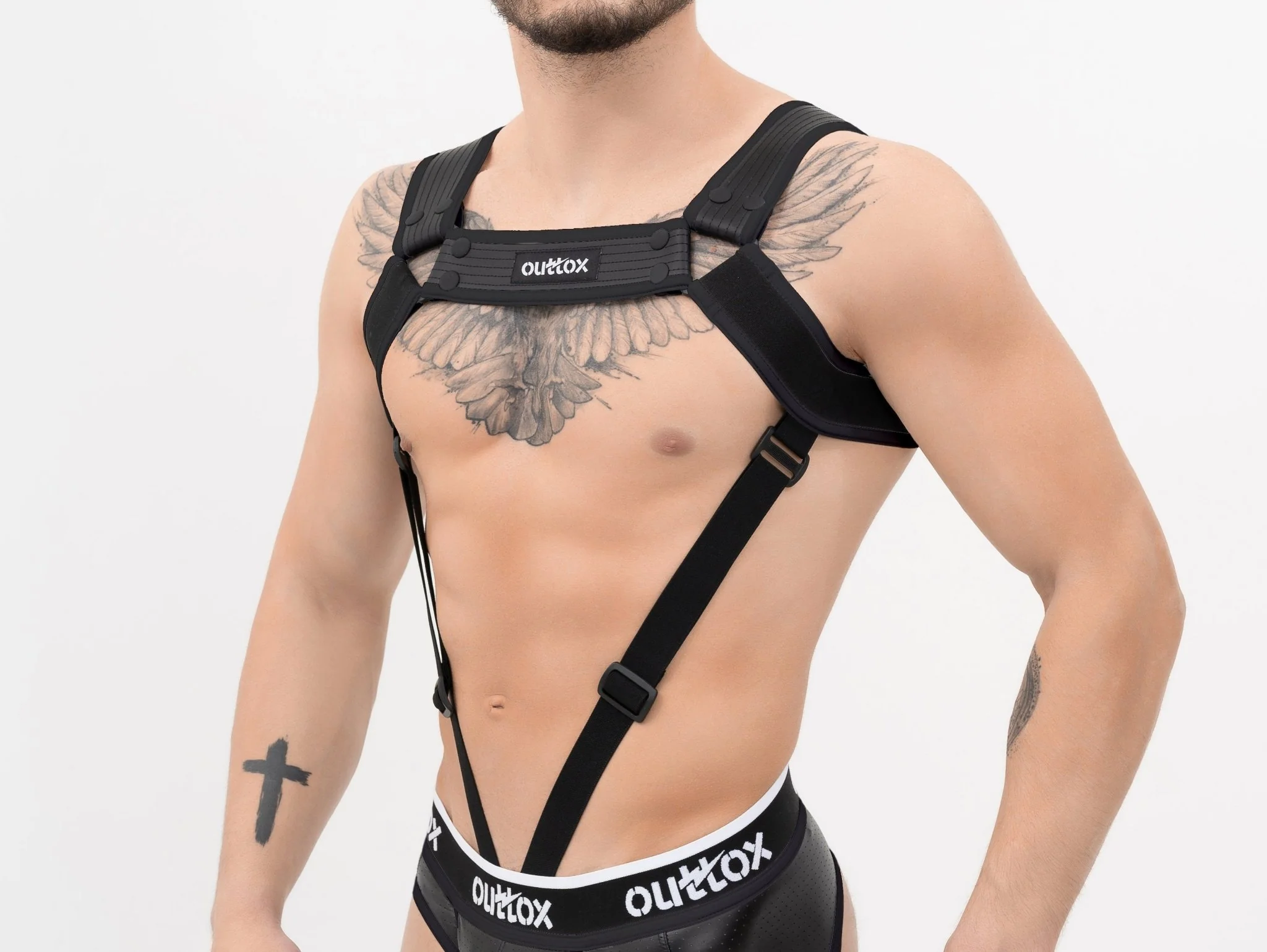 Outtox Bulldog Harness with C-Ring and Snaps - Image 5