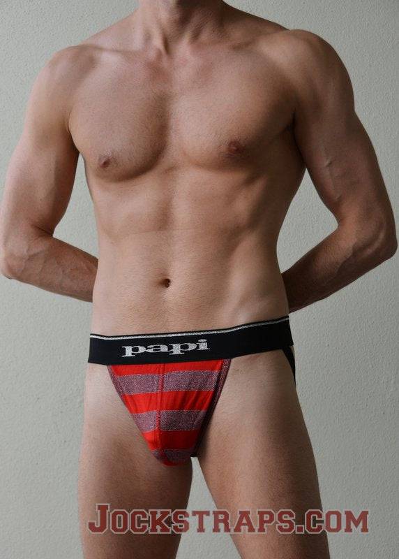 Papi After Dark Striped Jockstrap - Image 2