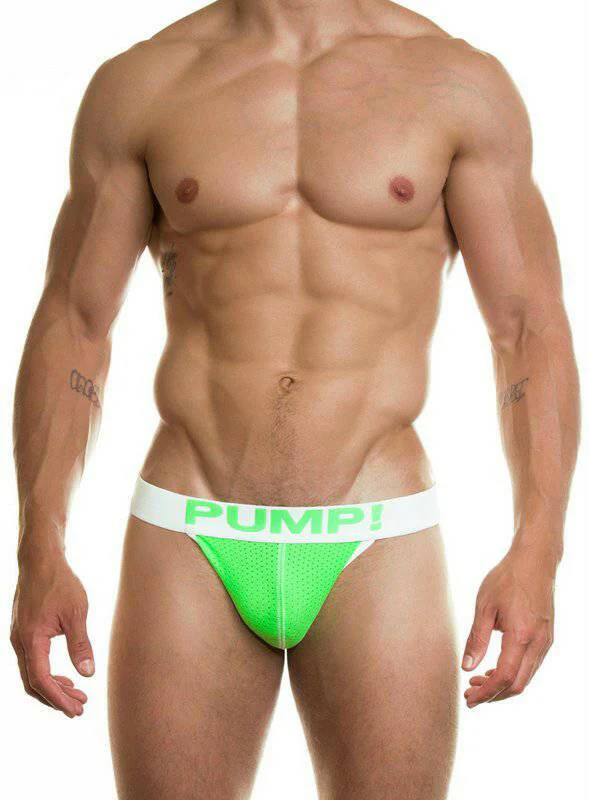 PUMP! Neon Fuel Micromesh Jockstrap - Image 4