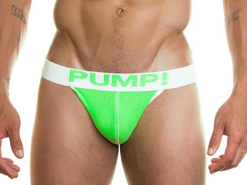 PUMP! Neon Fuel Micromesh Jockstrap - Image 6