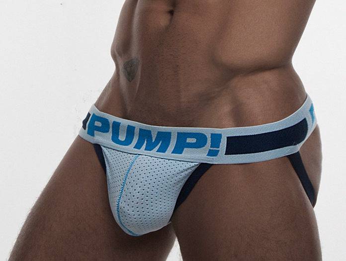 PUMP! True Blue Mesh Jockstrap - Image 4