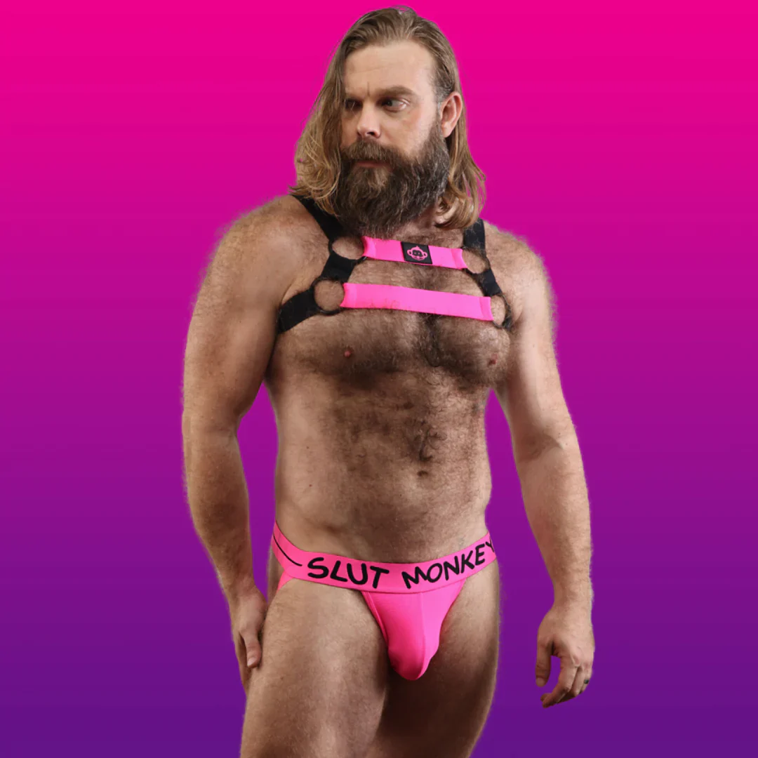 Slut Monkey Neon Jockstrap - Image 3
