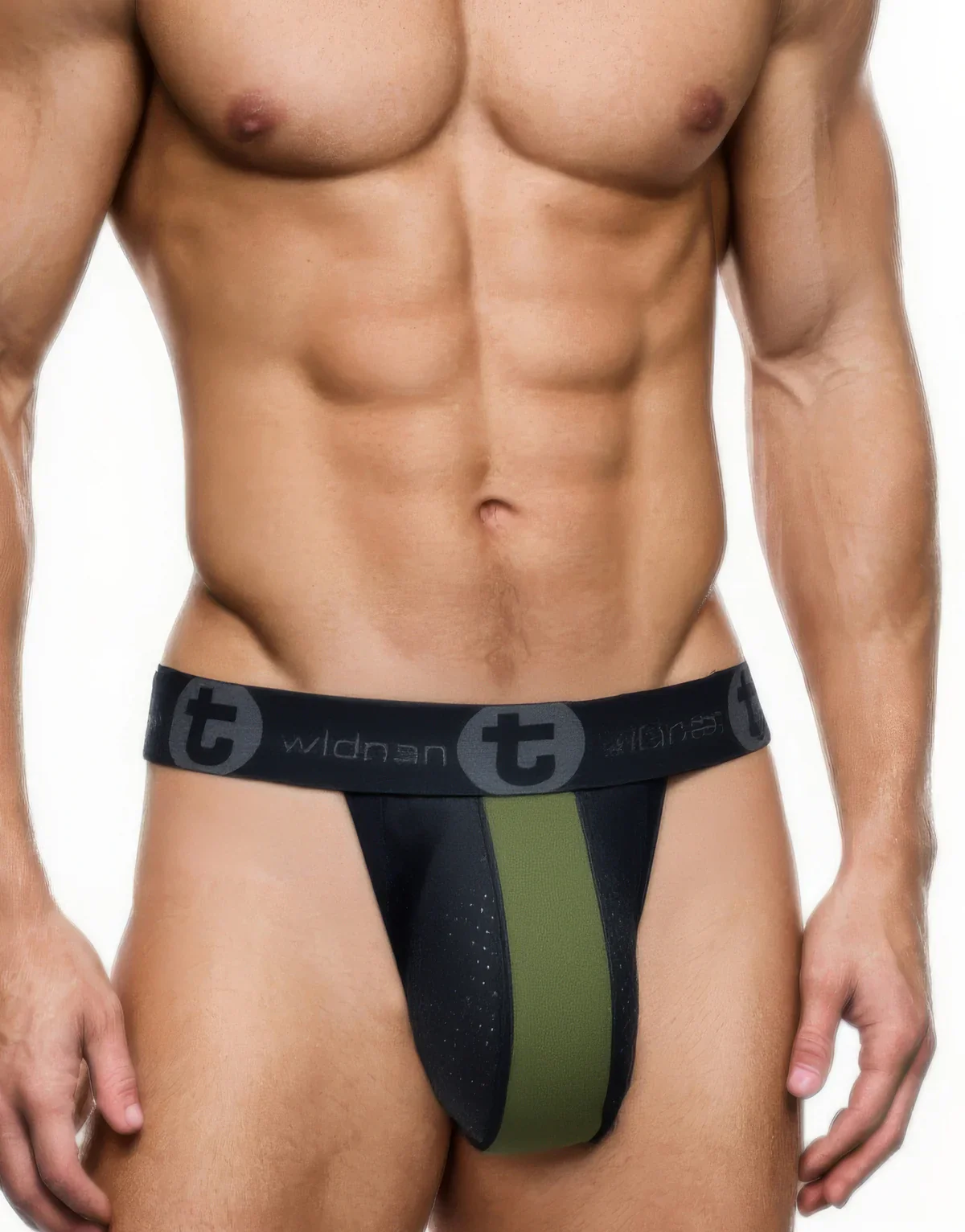 WildmanT Big Boy Pouch Rubber/Cotton Jockstrap - Image 2