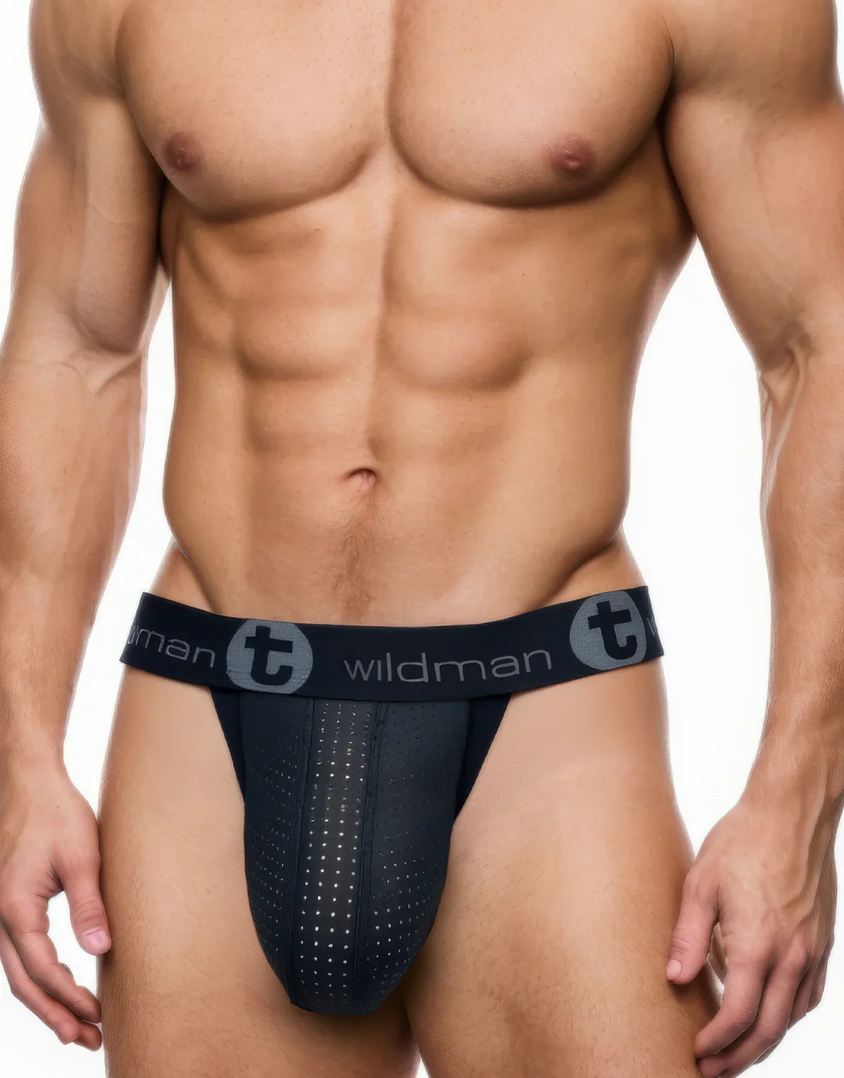 WildmanT Big Boy Pouch Rubber/Cotton Jockstrap - Image 3
