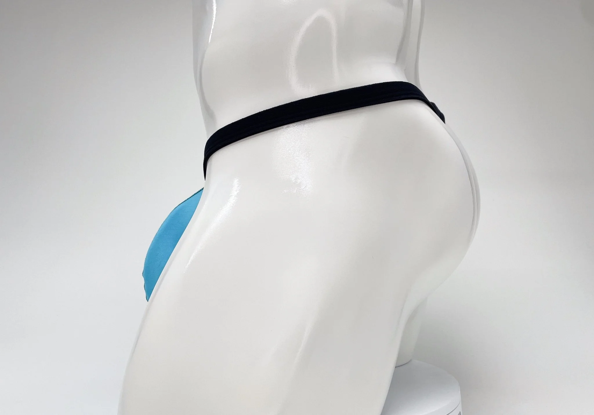 WildmanT Modal Micro Thong Big Boy Pouch Baby Blue - Image 12