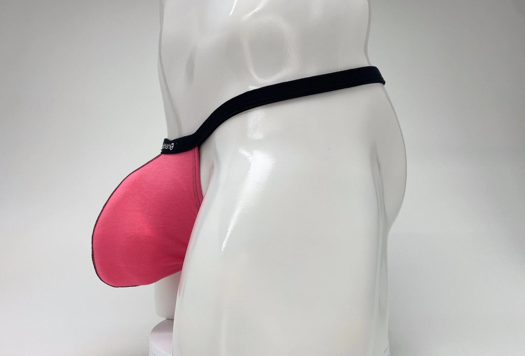 WildmanT Modal Micro Thong Big Boy Pouch Pink - Image 10