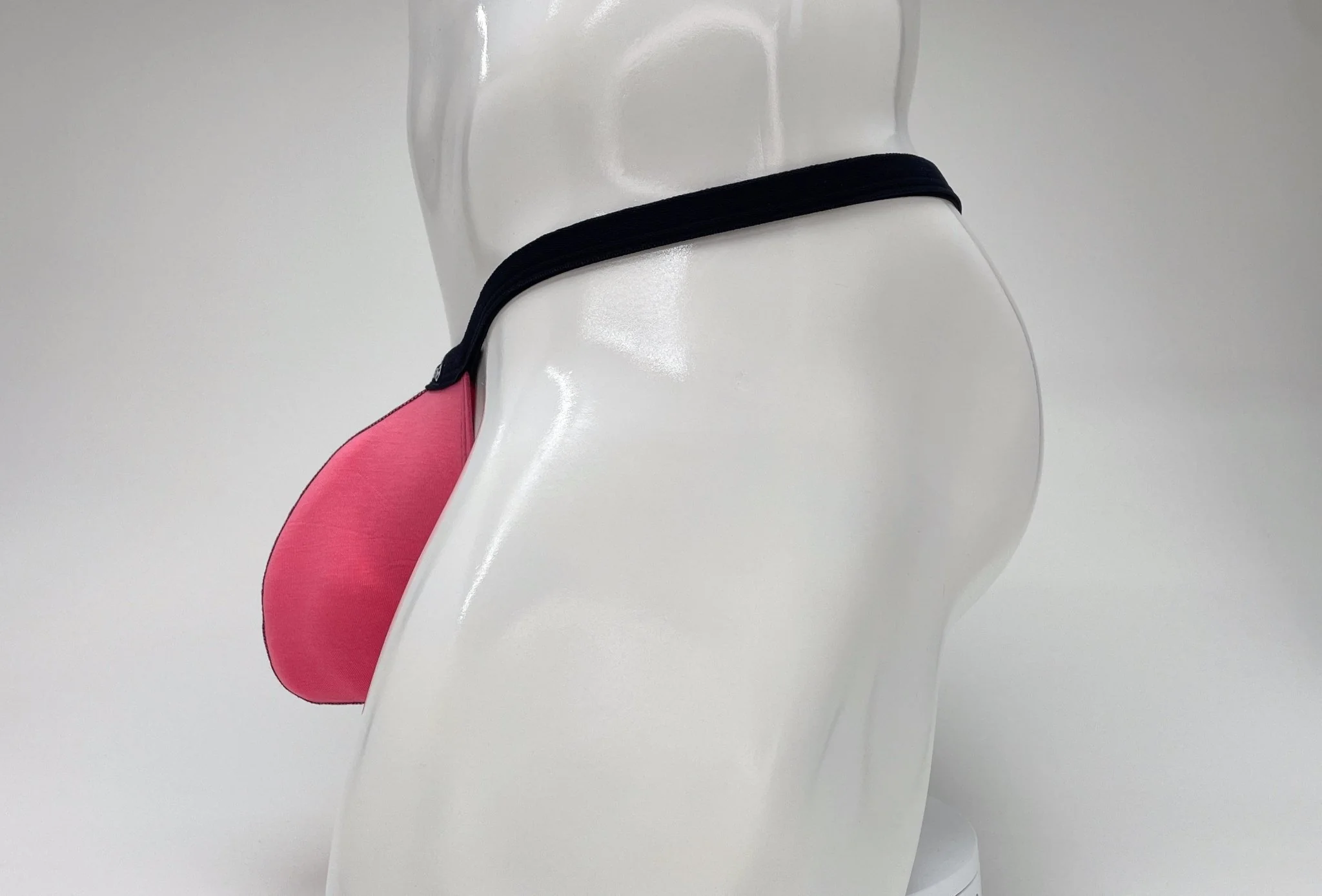 WildmanT Modal Micro Thong Big Boy Pouch Pink - Image 11