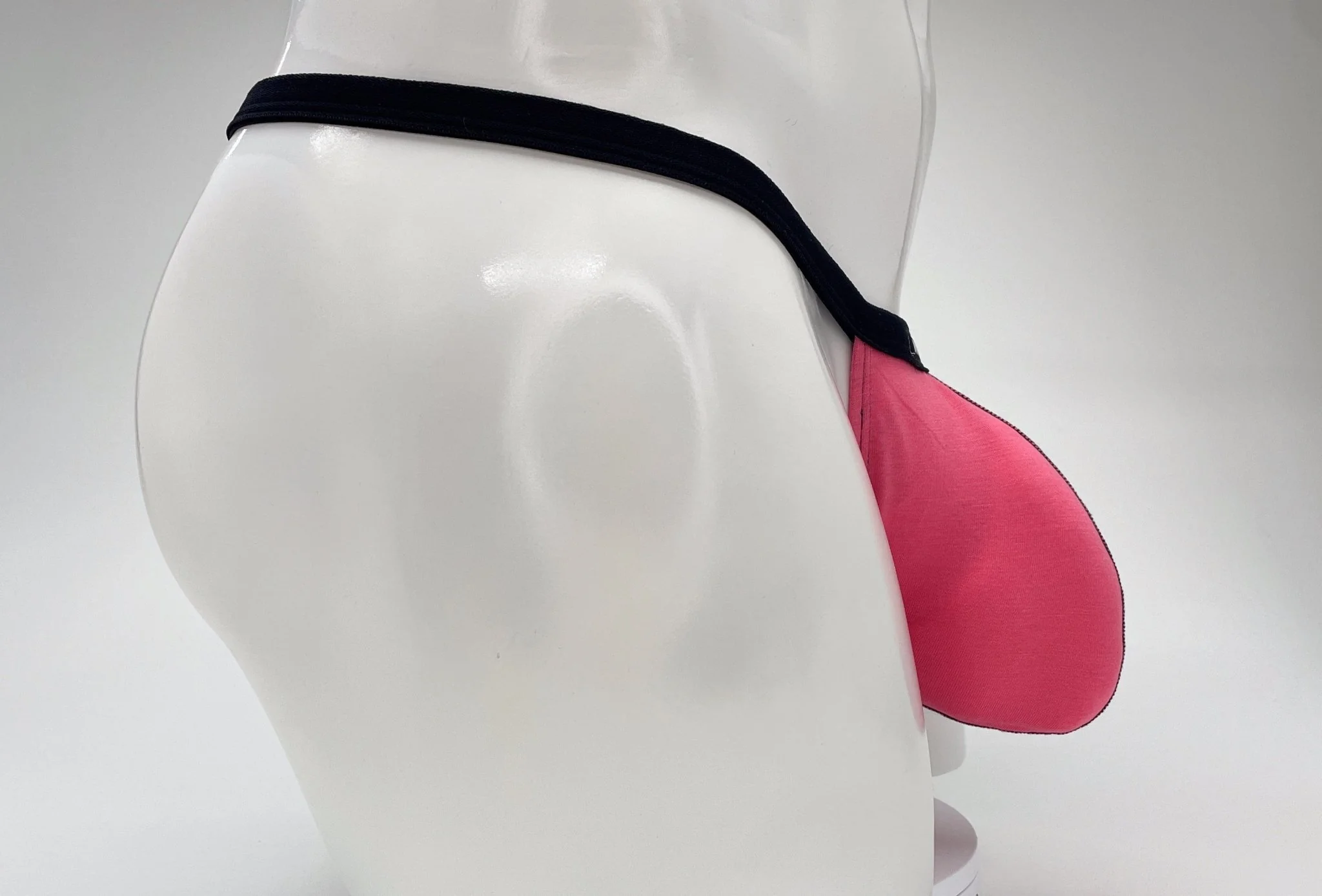 WildmanT Modal Micro Thong Big Boy Pouch Pink - Image 24