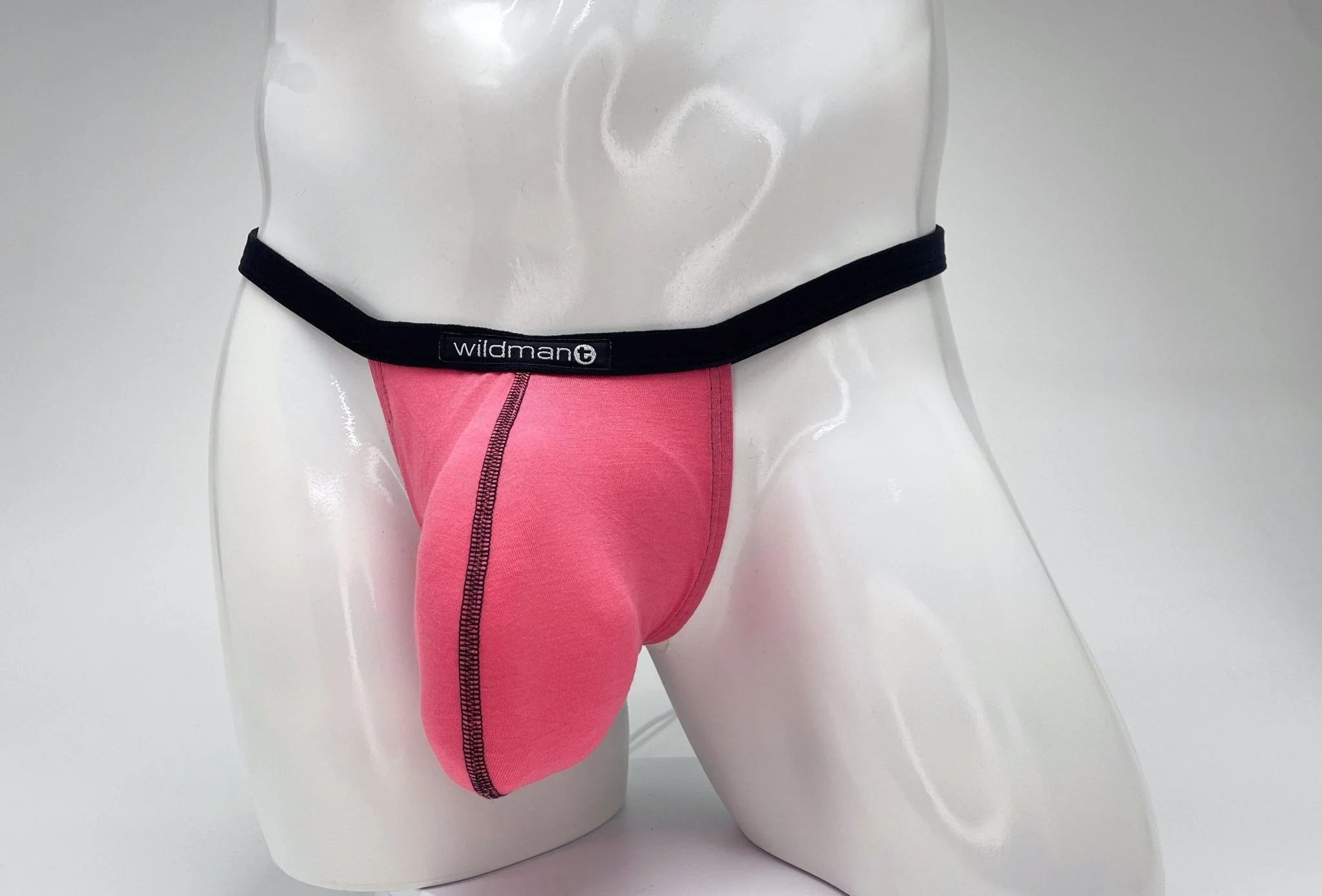 WildmanT Modal Micro Thong Big Boy Pouch Pink - Image 6
