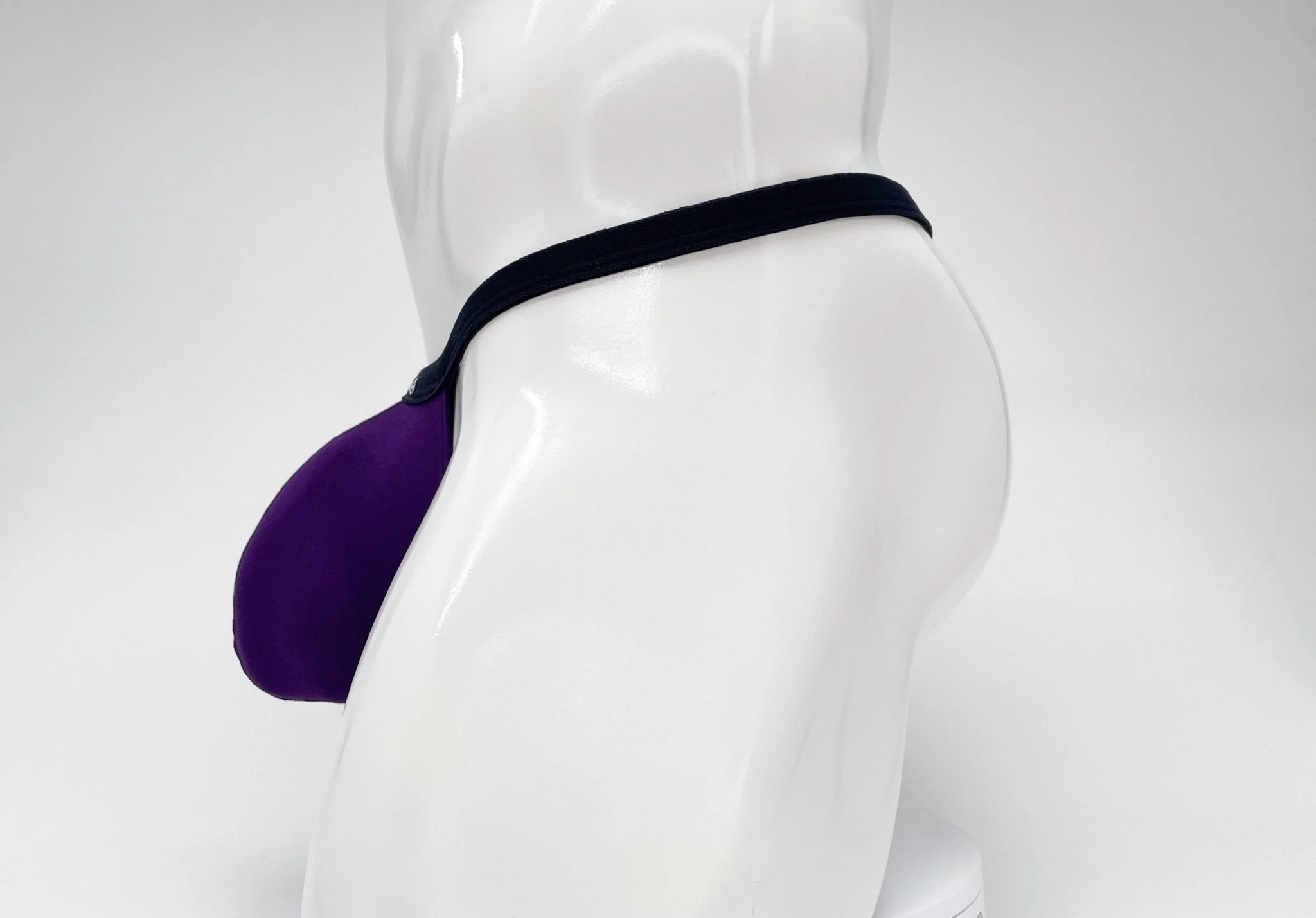 WildmanT Modal Micro Thong Big Boy Pouch Purple - Image 11