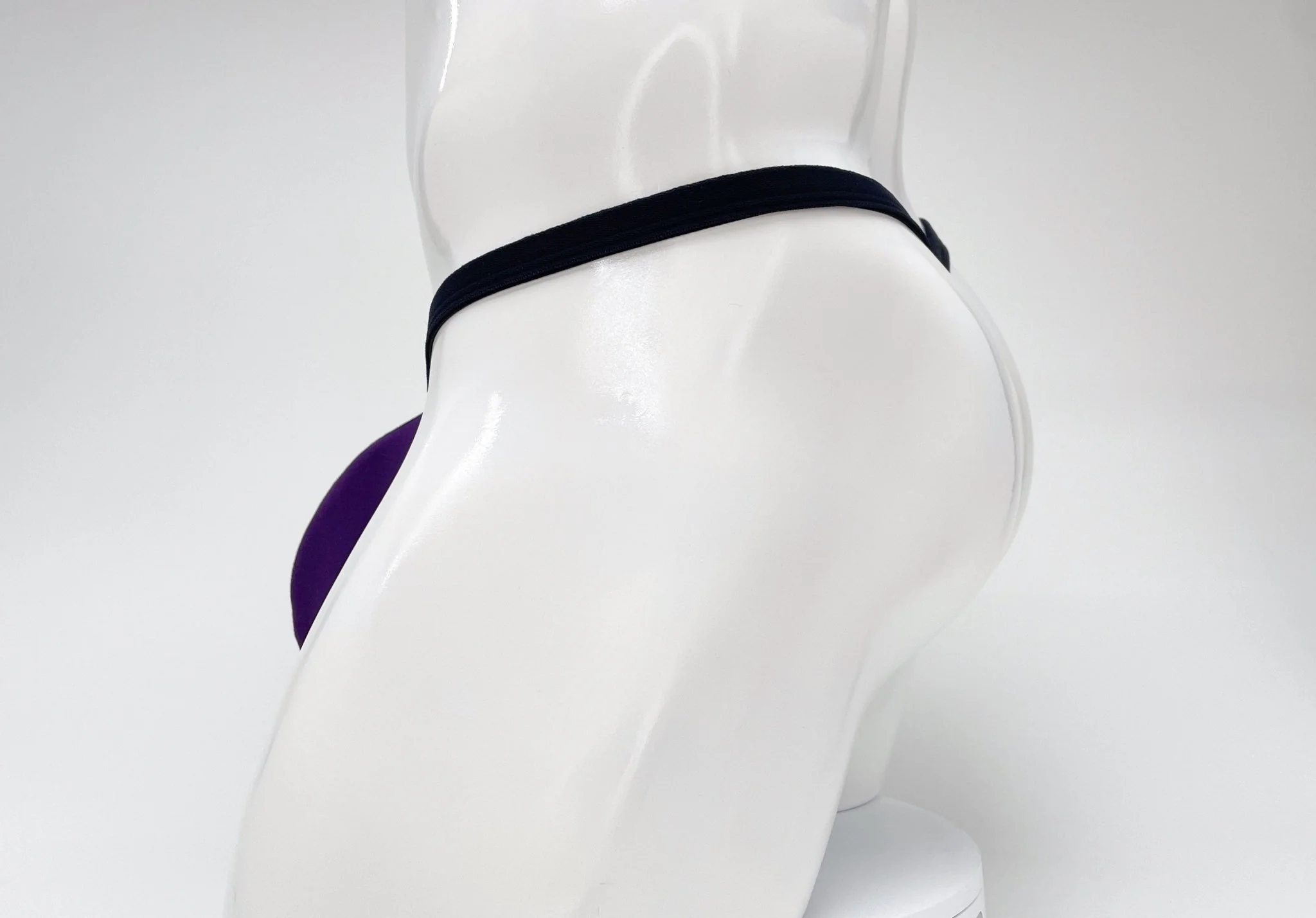 WildmanT Modal Micro Thong Big Boy Pouch Purple - Image 12
