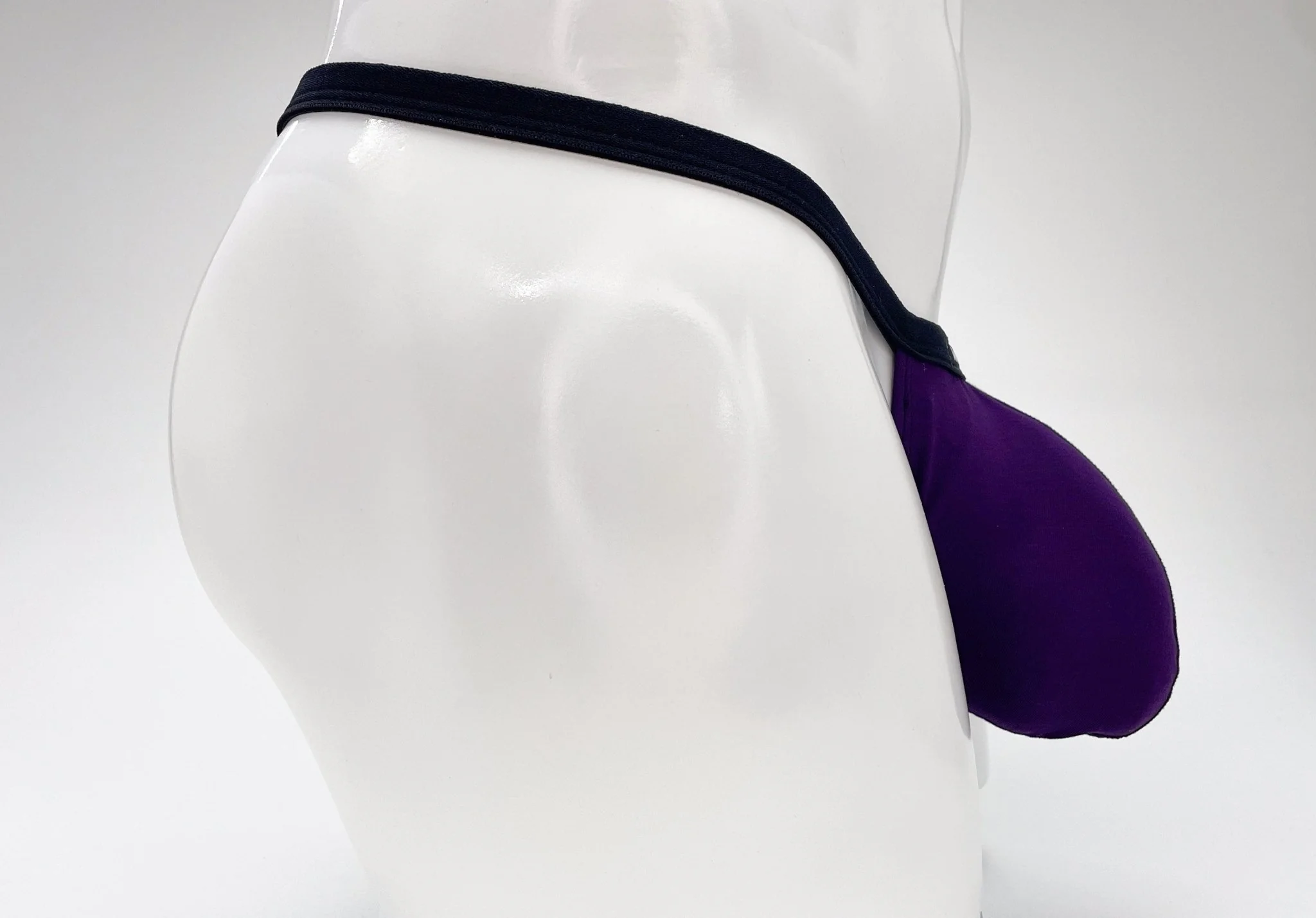 WildmanT Modal Micro Thong Big Boy Pouch Purple - Image 24