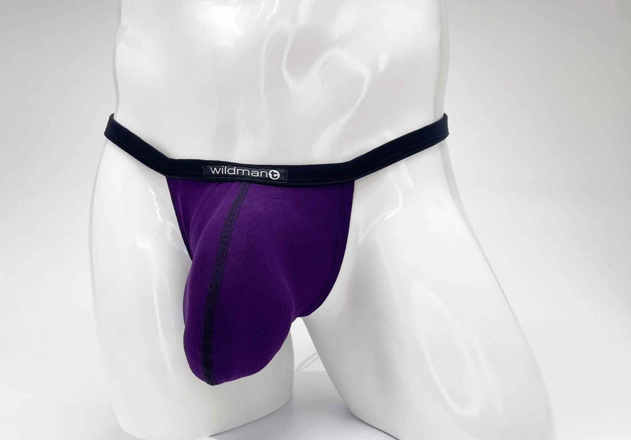 WildmanT Modal Micro Thong Big Boy Pouch Purple - Image 6