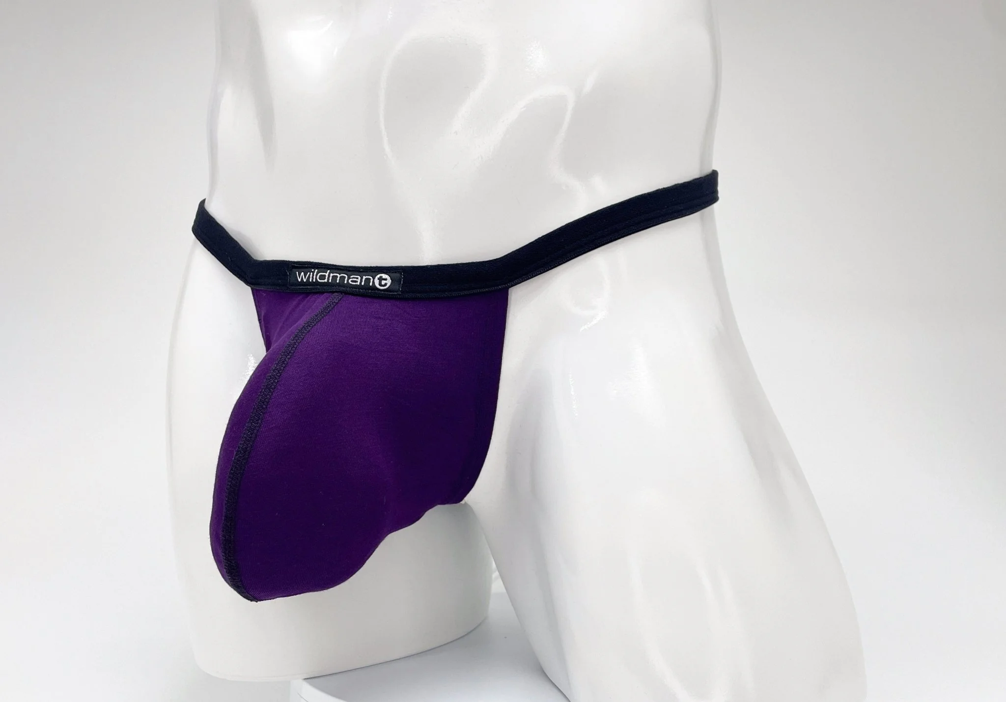 WildmanT Modal Micro Thong Big Boy Pouch Purple - Image 7