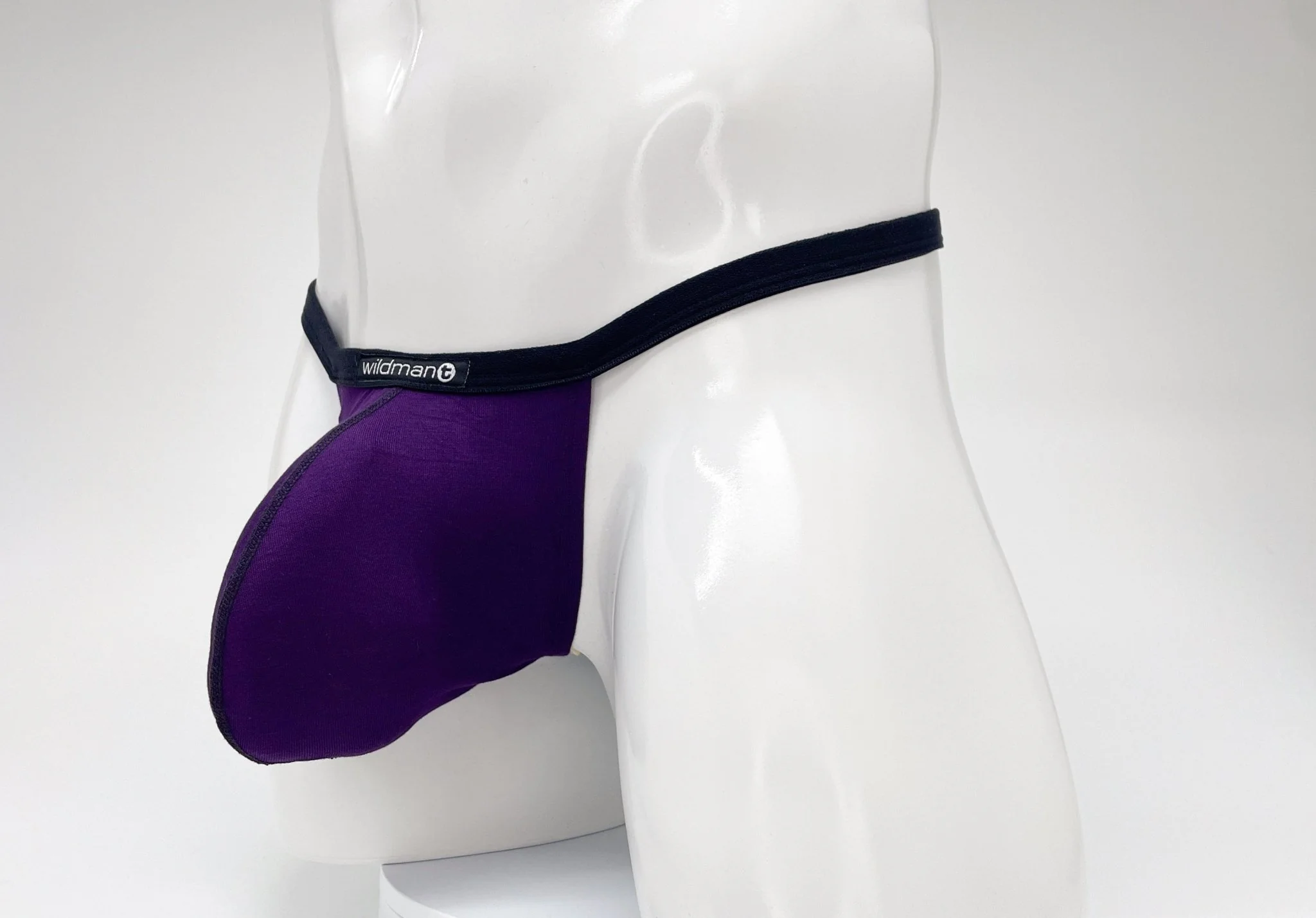 WildmanT Modal Micro Thong Big Boy Pouch Purple - Image 8