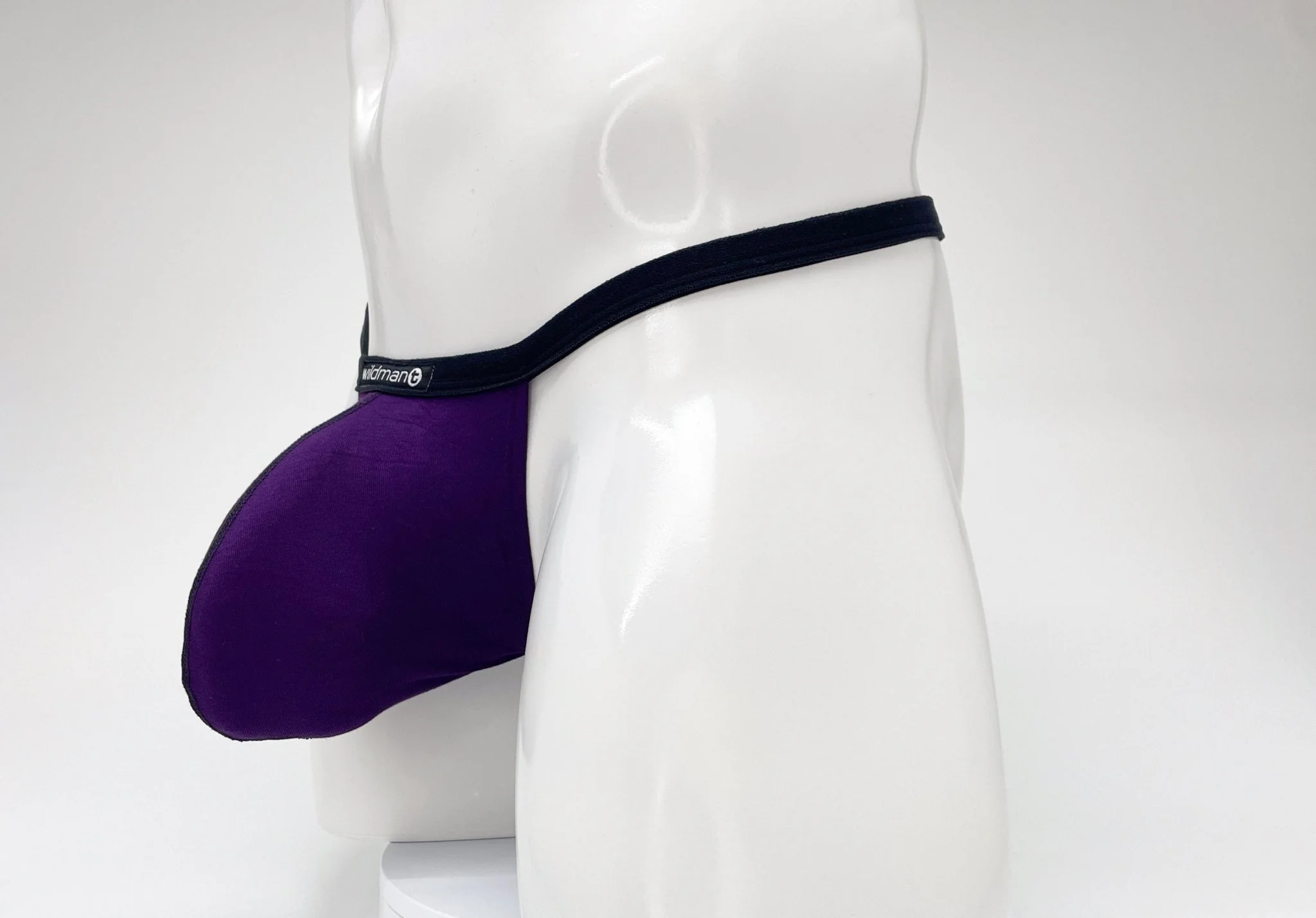 WildmanT Modal Micro Thong Big Boy Pouch Purple - Image 9