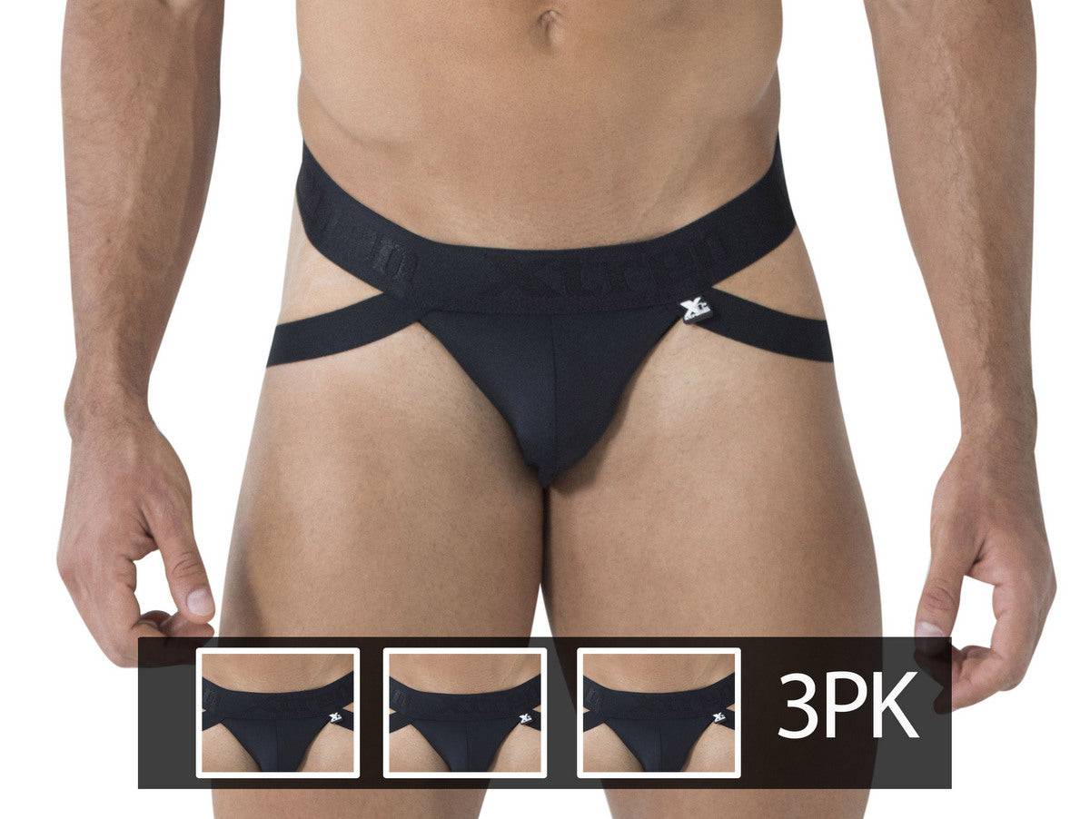 Xtremen 3-Pack Double-Strap Jockstraps - Image 3